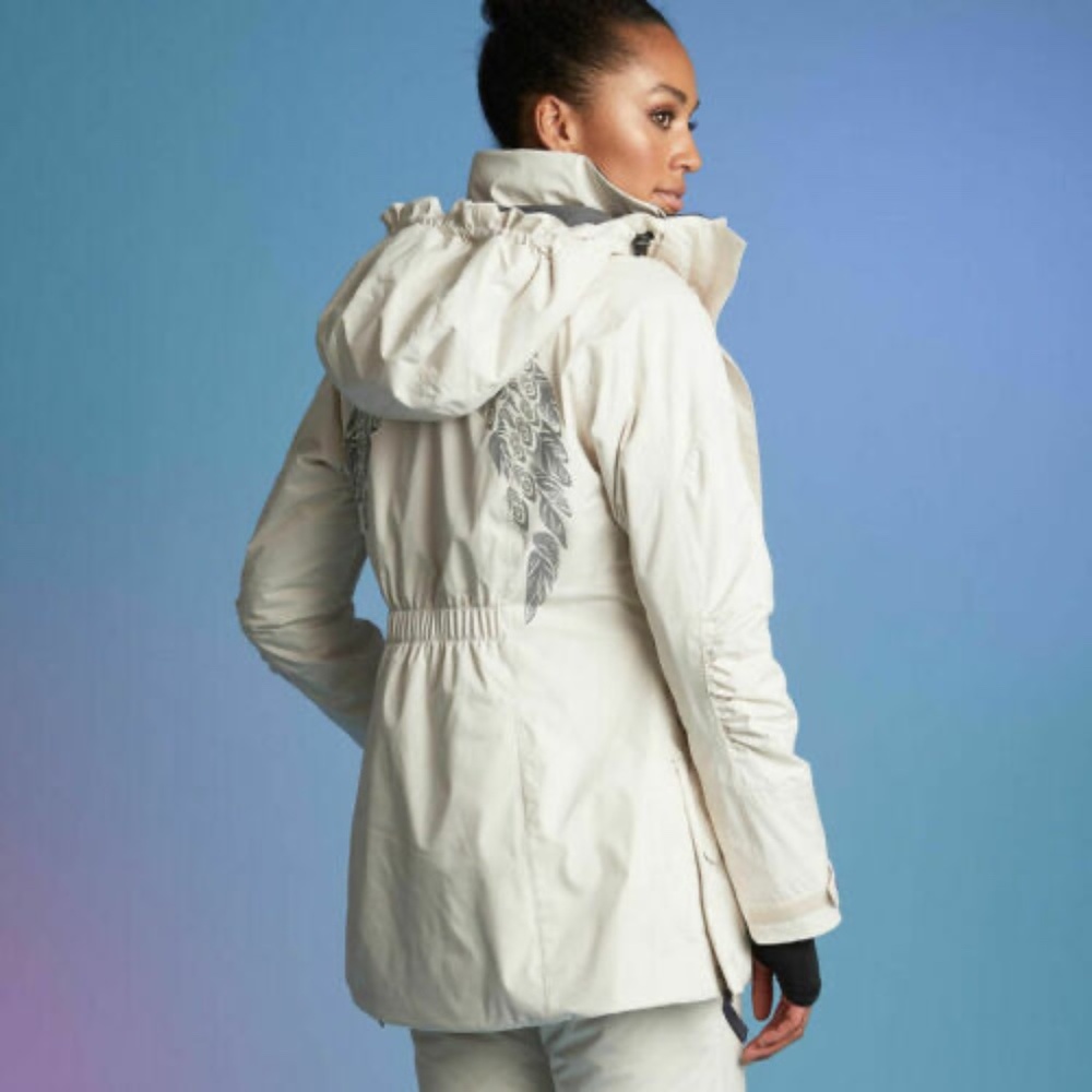 Odd Molly Winged Love Avalanche Jacket Porcelain Wing Size (0) XS